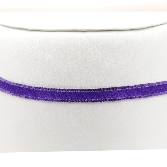 Purple Choker Adjustable Lace Chokers Necklace  (#19) - Picture 7 of 8